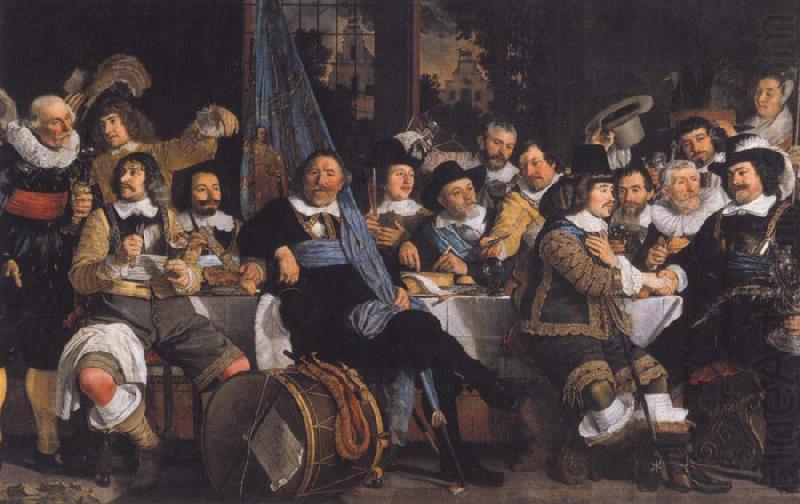 Bartholomeus van der Helst Celebration zun peace of Munster in the general quarters of the St. Jorisdoele china oil painting image